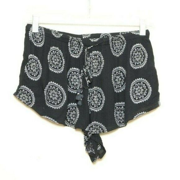 AMUSE SOCIETY SHORTS DESERT SUNRISE BLACK PRINT - Picture 6 of 9